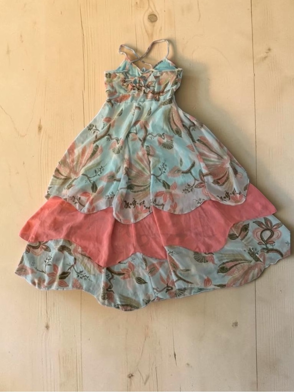 H&M Tiered Ruffle Dress Size 6 - Picture 2 of 11